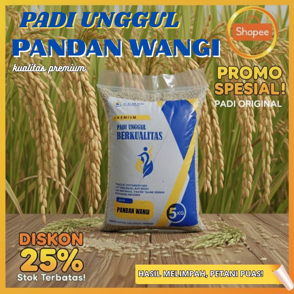 padi pandan wangi kemasan 5kg bibit unggulan