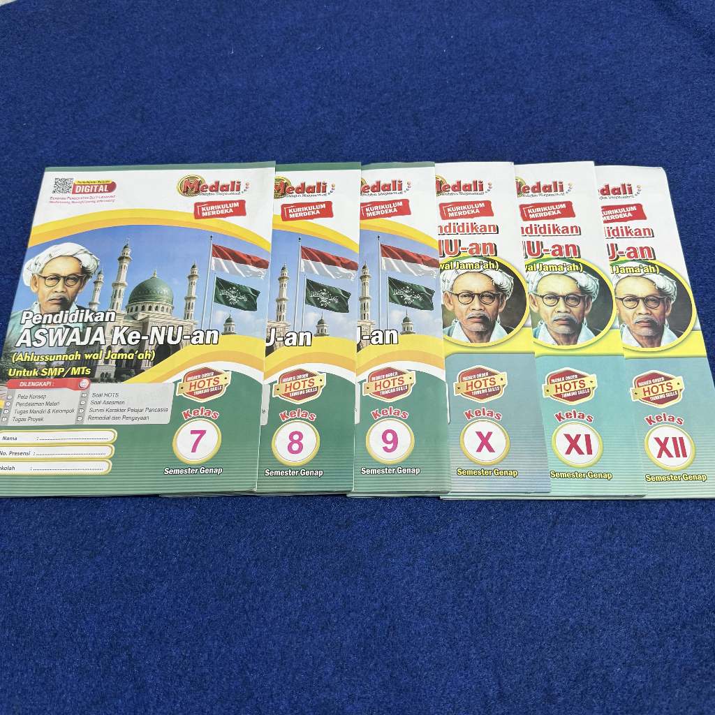 Buku LKS Pendidikan Aswaja Ke-NU-an Kelas 7-12 SMP/MTS/SMA/SMK/MA