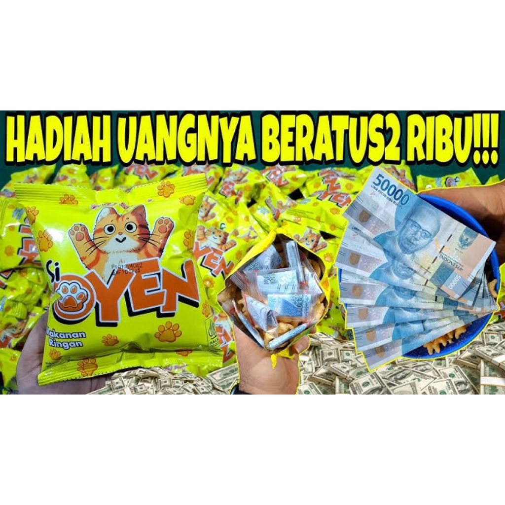 CIKI VIRAL BERHADIAH SI OYEN (ISI 5 BIJI)