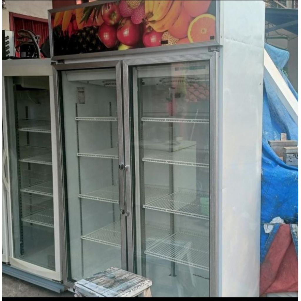 SECOND/BEKAS SHOWCASE CHILLER 2 PINTU SANDEN