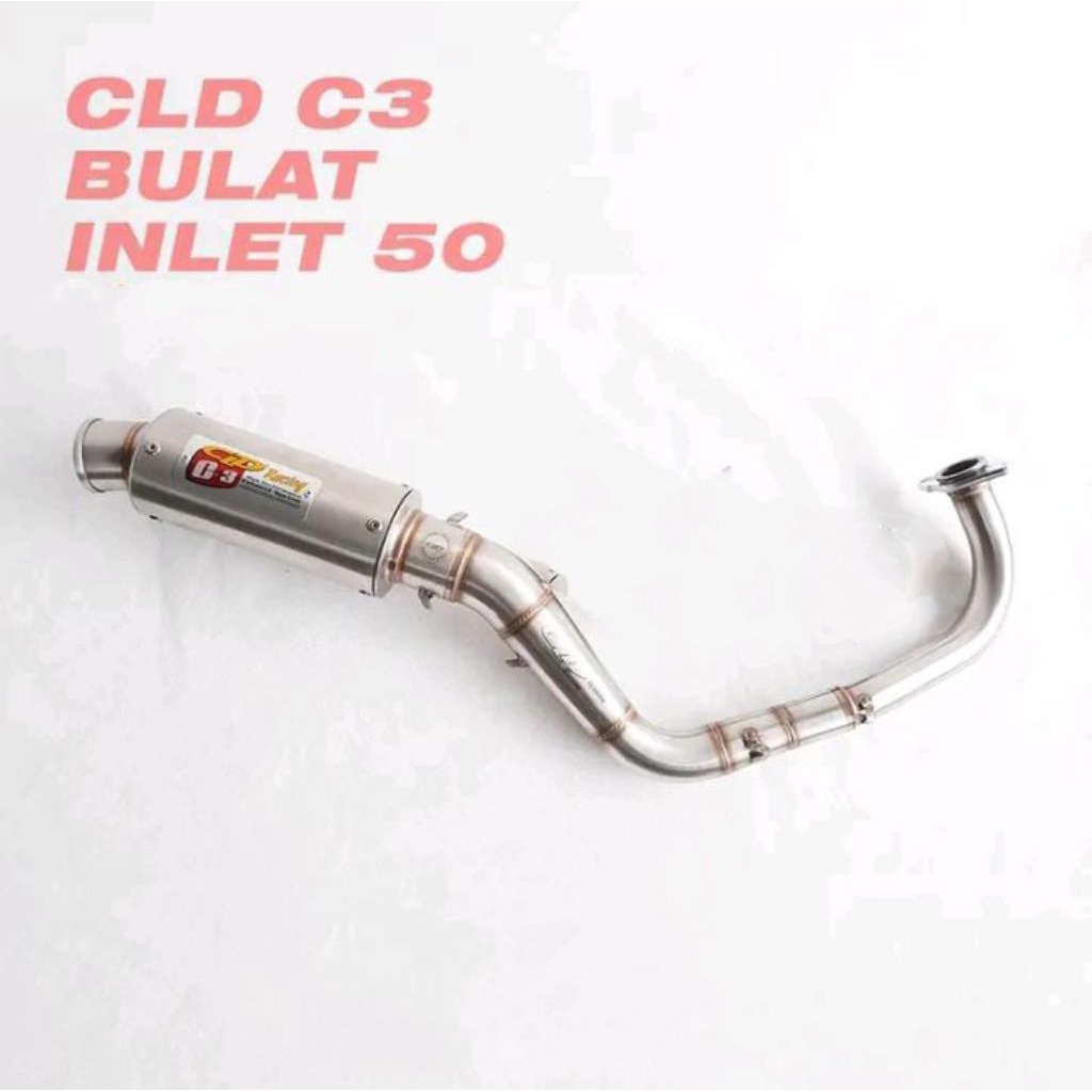 KNALPOT RACING CLD C3 BULAT BEAT KARBU BEAT INJEKSI VARIO 110 SCOOPY SPACY