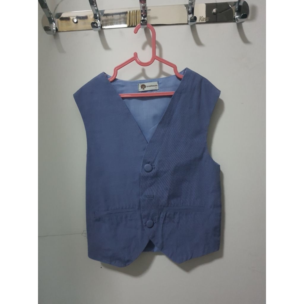 preloved vest anak biru/vest anak laki/rompi anak laki Vest biru