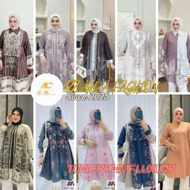 Mayra Tunik By Hmf Luxury // Atasan Tunik Best Seller Terbaru