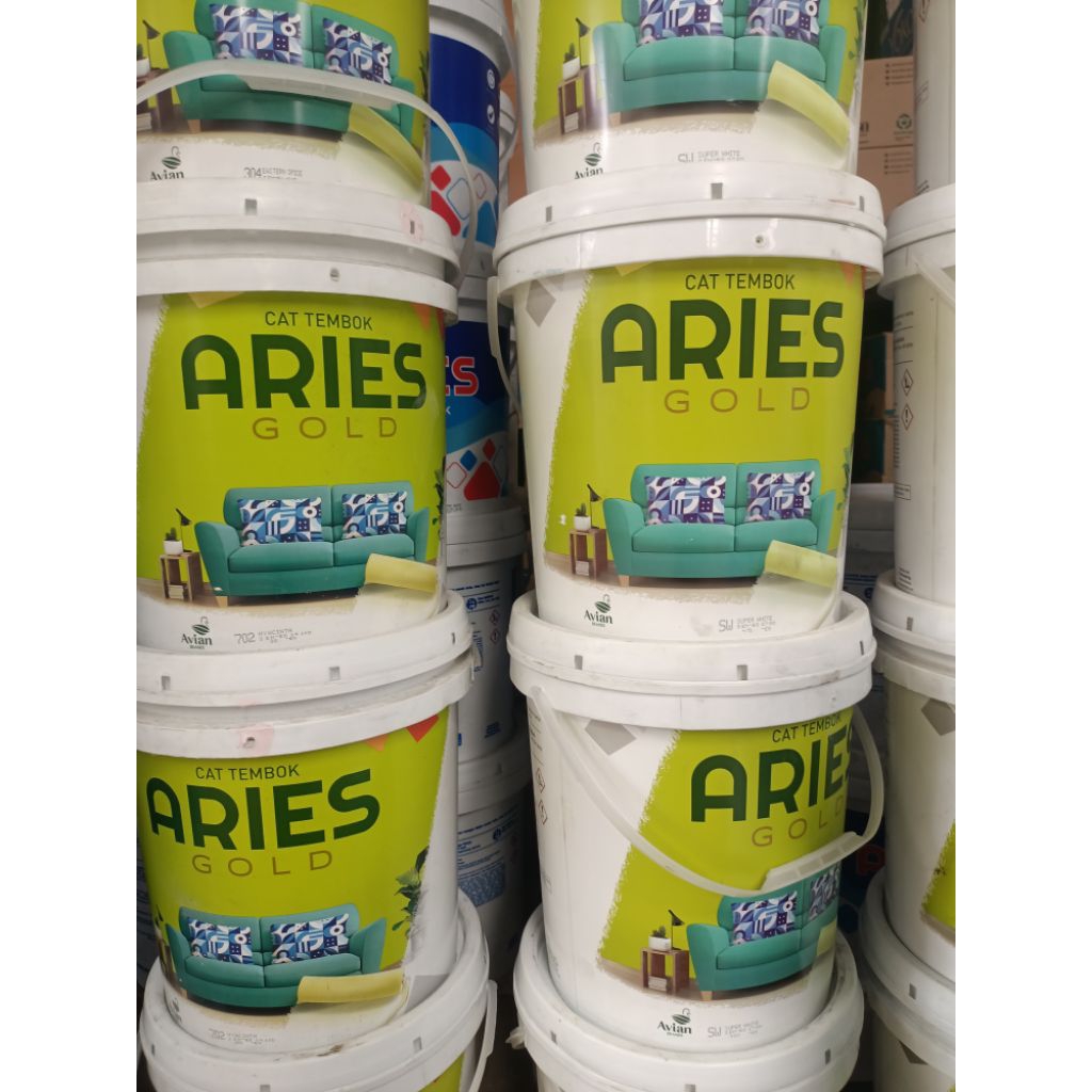 Cat Tembok Aries Gold 18 Kg