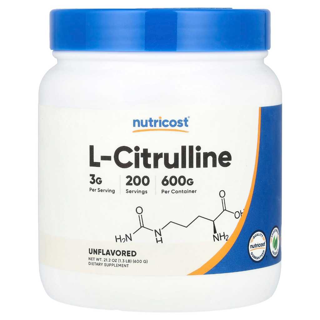 Nutricost L-Citrulline 600 g Unflavored