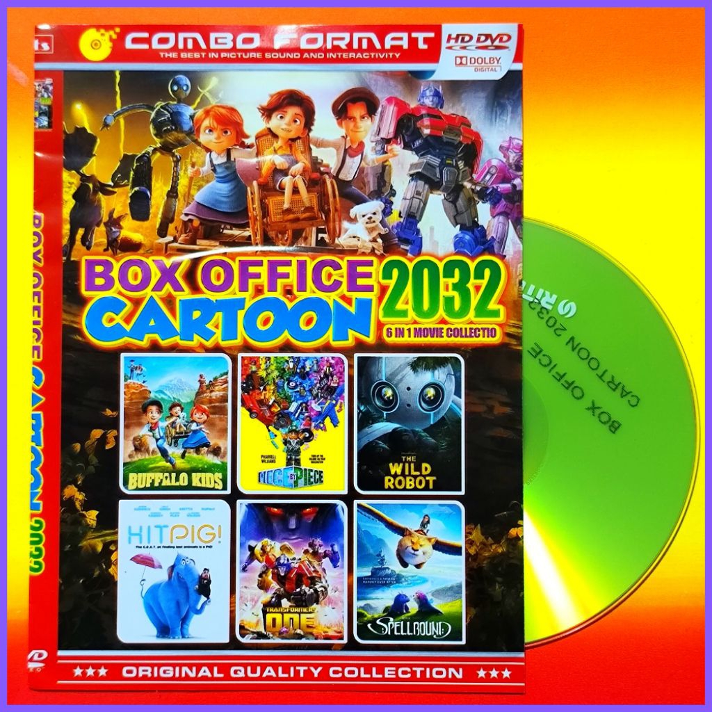 Kaset Film Kartun Anak Koleksi Box Office Campuran Vol. 2032 Edisi Pilihan Terpopuler Teks Indonesia