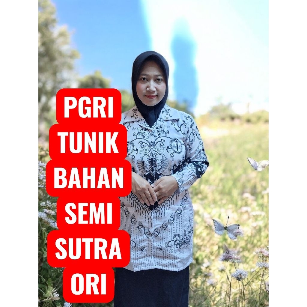 Tunik PGRI KUSUMA BANGSA BAHAN SEMI SUTRA