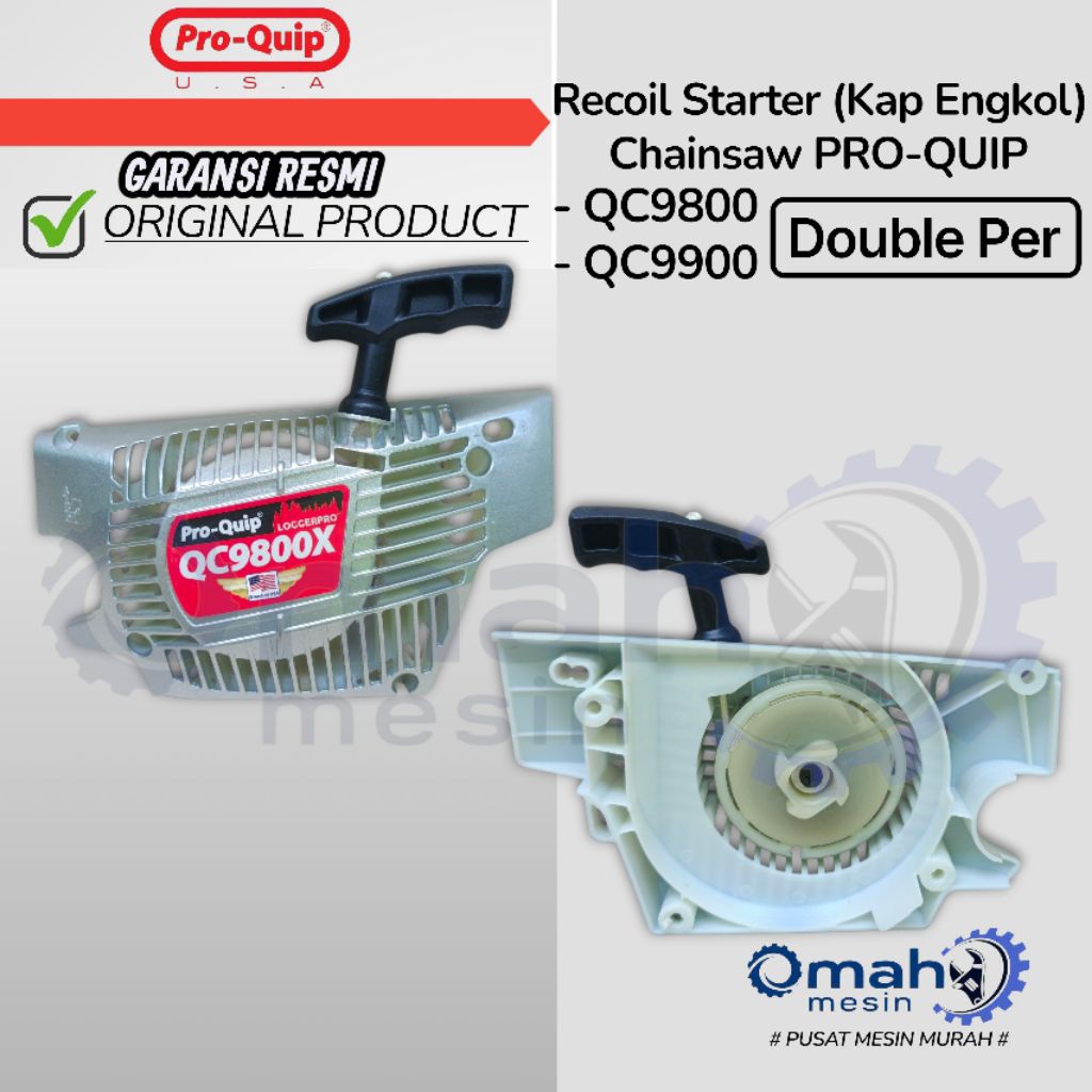 Recoil Starter Senso PROQUIP QC9800X (26 inch) QC9900X (28 inch) / Kap Engkol Chainsaw Pro-Quip QC98