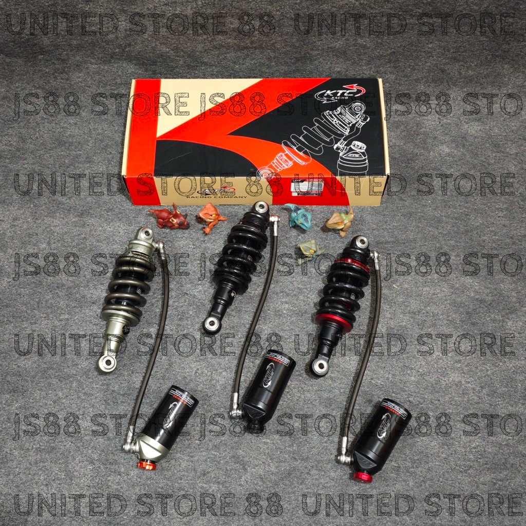 MONO SHOCK KTC RACING ORIGINAL SATRIA 2 TAK SATRIA HIU SATRIA LUMBA LUMBA 250MM 2 KLIK FUNGSI SHOCK 