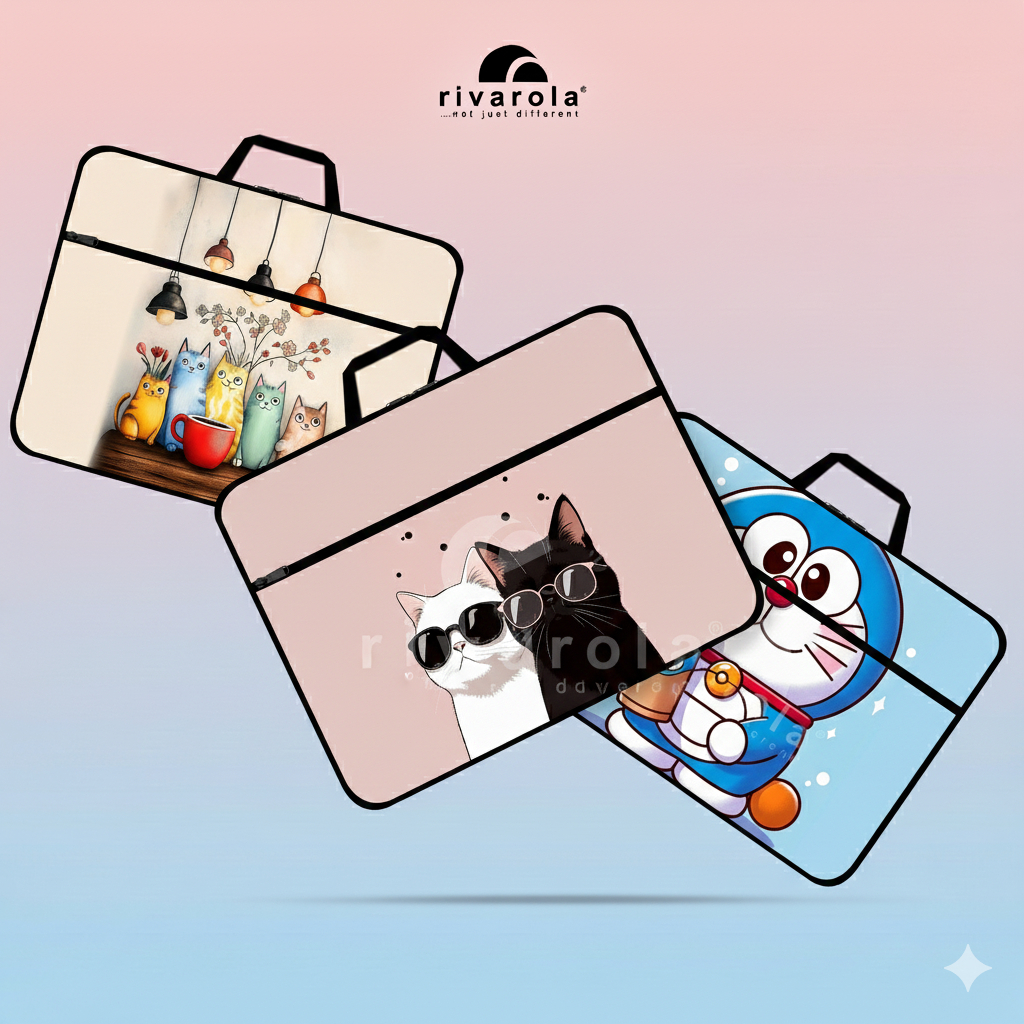 Tas Laptop Karakter Cover Laptop Sleeve save laptop 14-15 inch