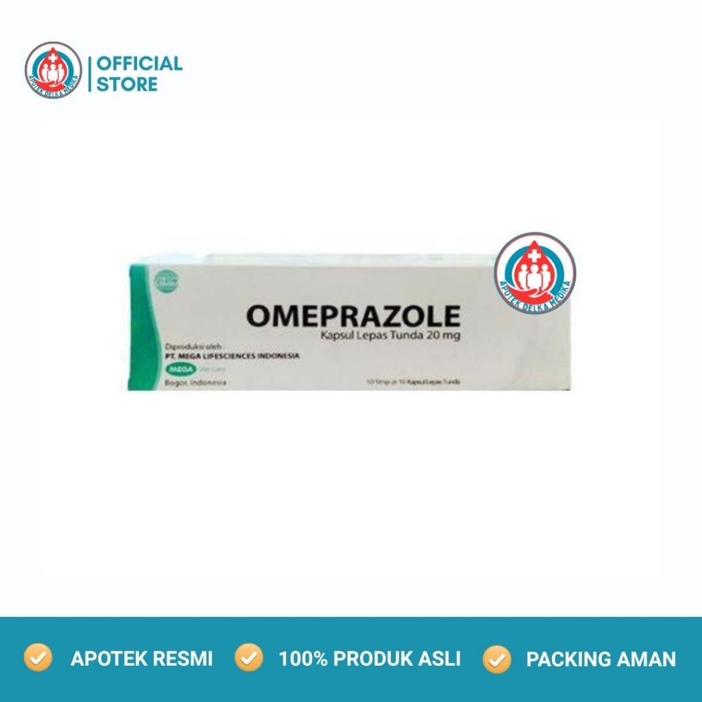 Ready terlaris dan original || omeprazole 20mg pt mega perlembarrrrr