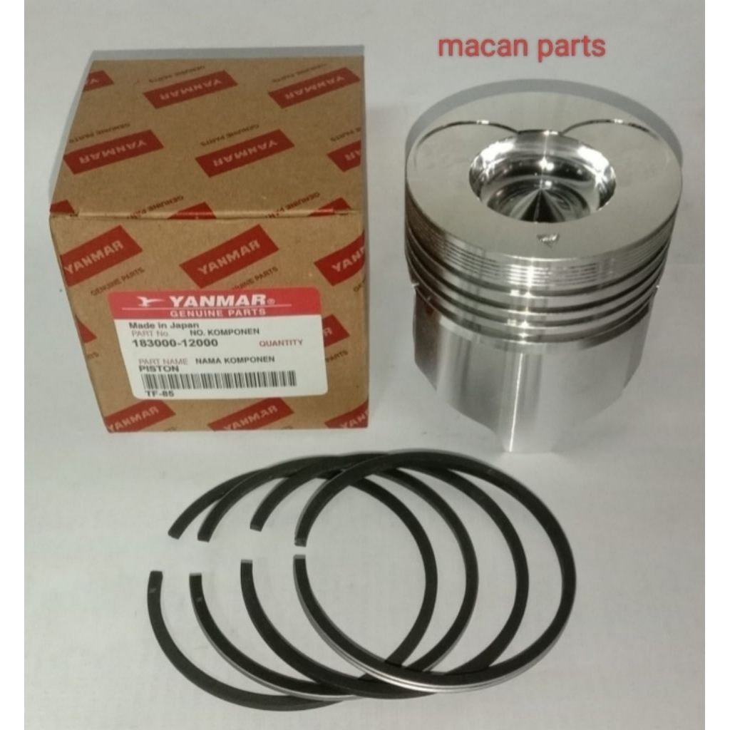 PROMO!!! piston+ring/piston+ring seher mesin diesel YANMAR  Merk YANMAR ASLI JERMAN