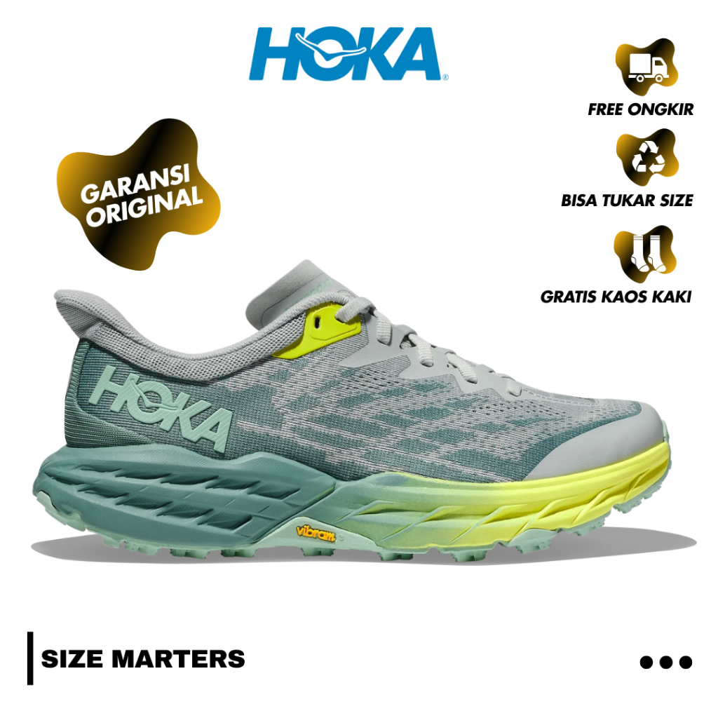 Sepatu Trail Hiking Hoka Original Hoka Speedgoat 5 Mercury / Trellis
