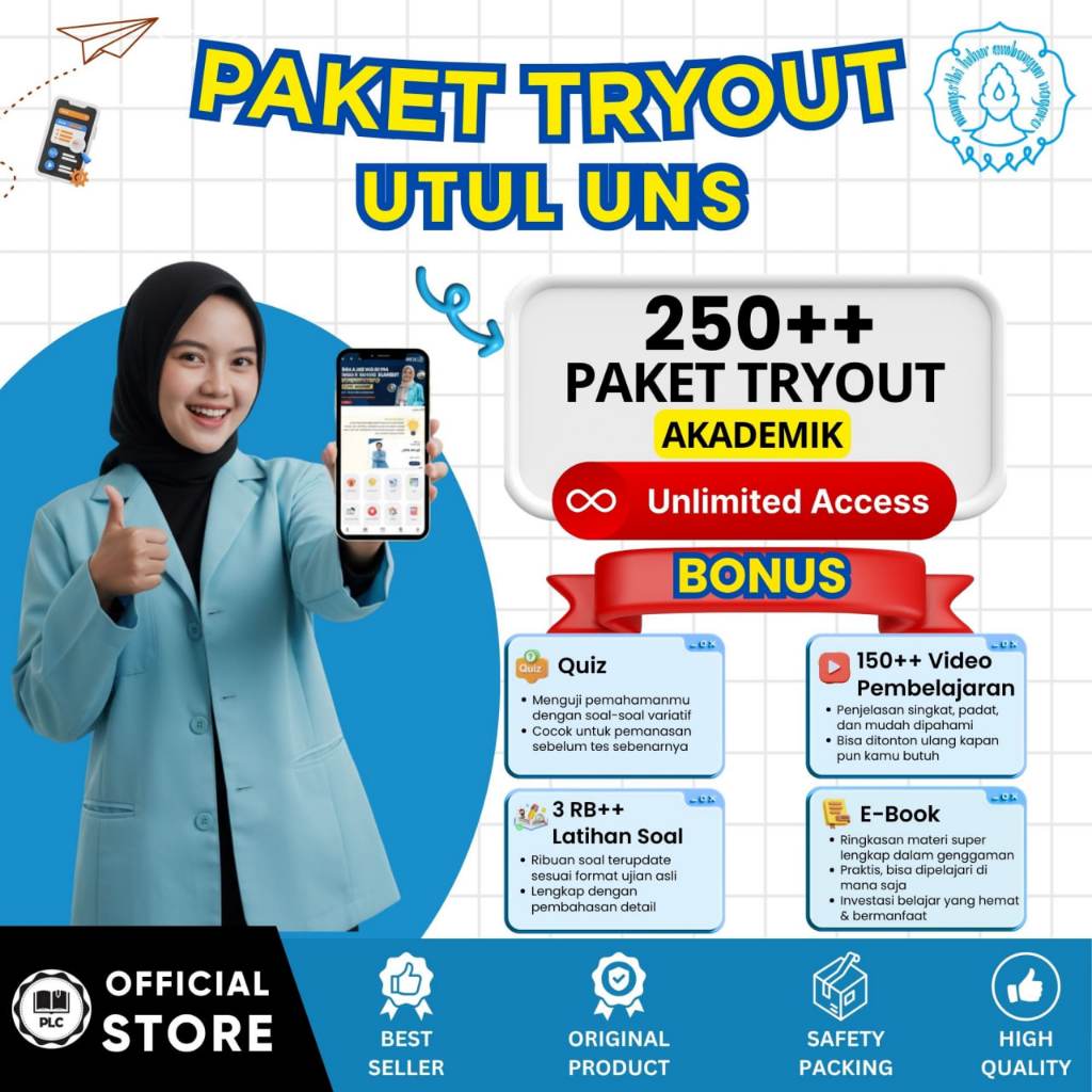 PLC - Tryout Online UTUL UNS 2026 – Aplikasi CAT Online, Tryout & Akun Belajar Lengkap