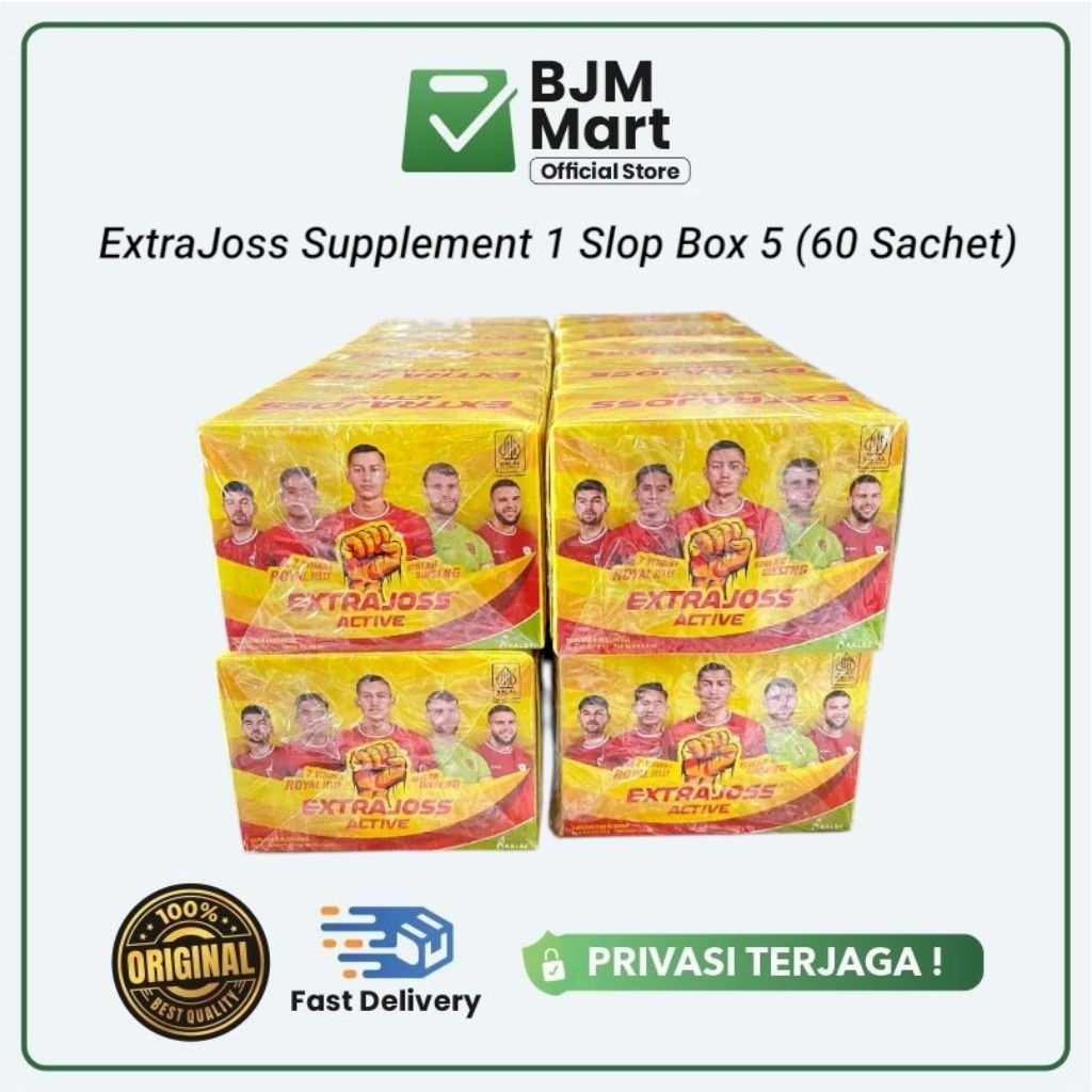 Extra Joss 1 Slop Isi 5 Box X 12 Pcs (60 Sachet)