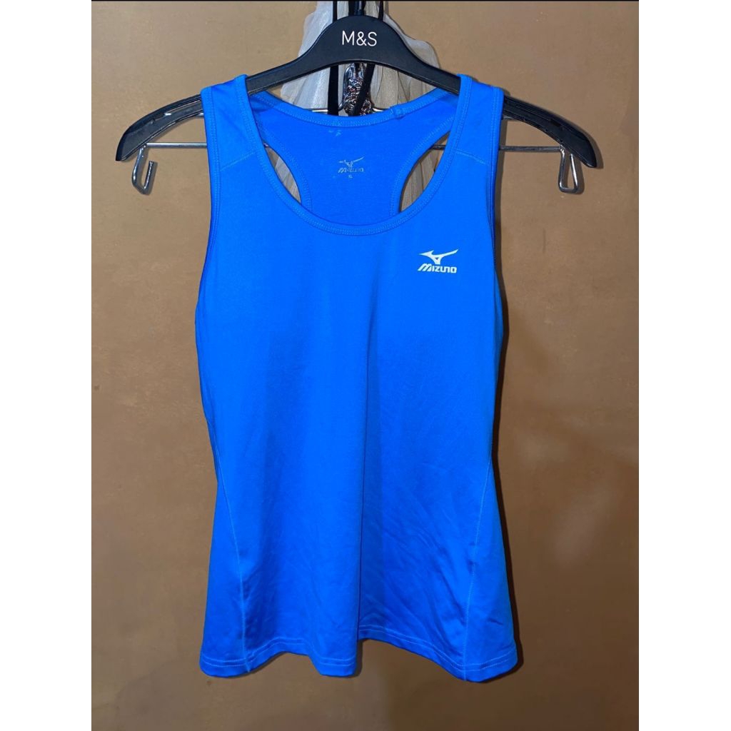 Preloved baju olahraga cup bra biru elektrik mizun*