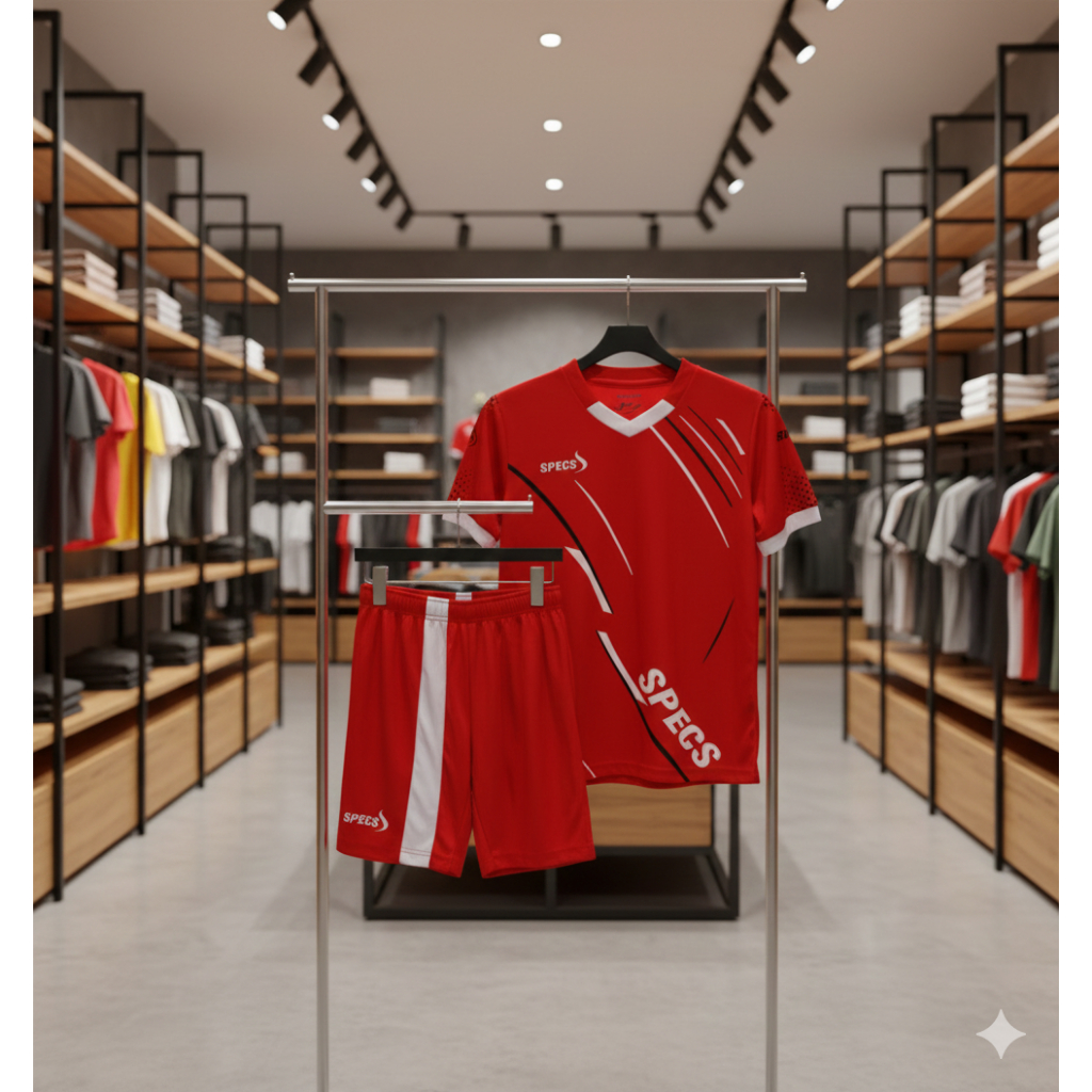 Jersey Anak Specs – Baju Olahraga Sekolah/Anak 5–15 Tahun - Sepak Bola & Futsal Premium Adem dan Nya