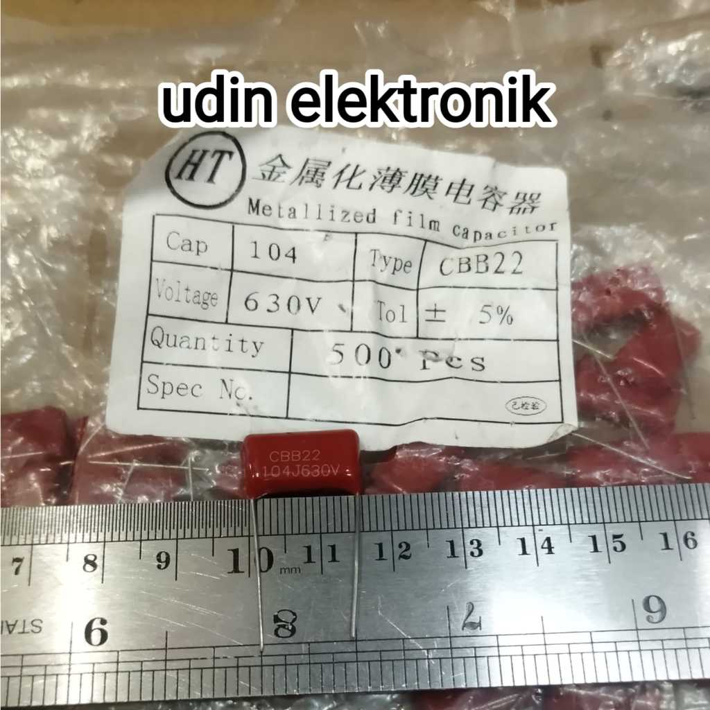 MILAR 104J 630V MYLAR 104 630V 100NF