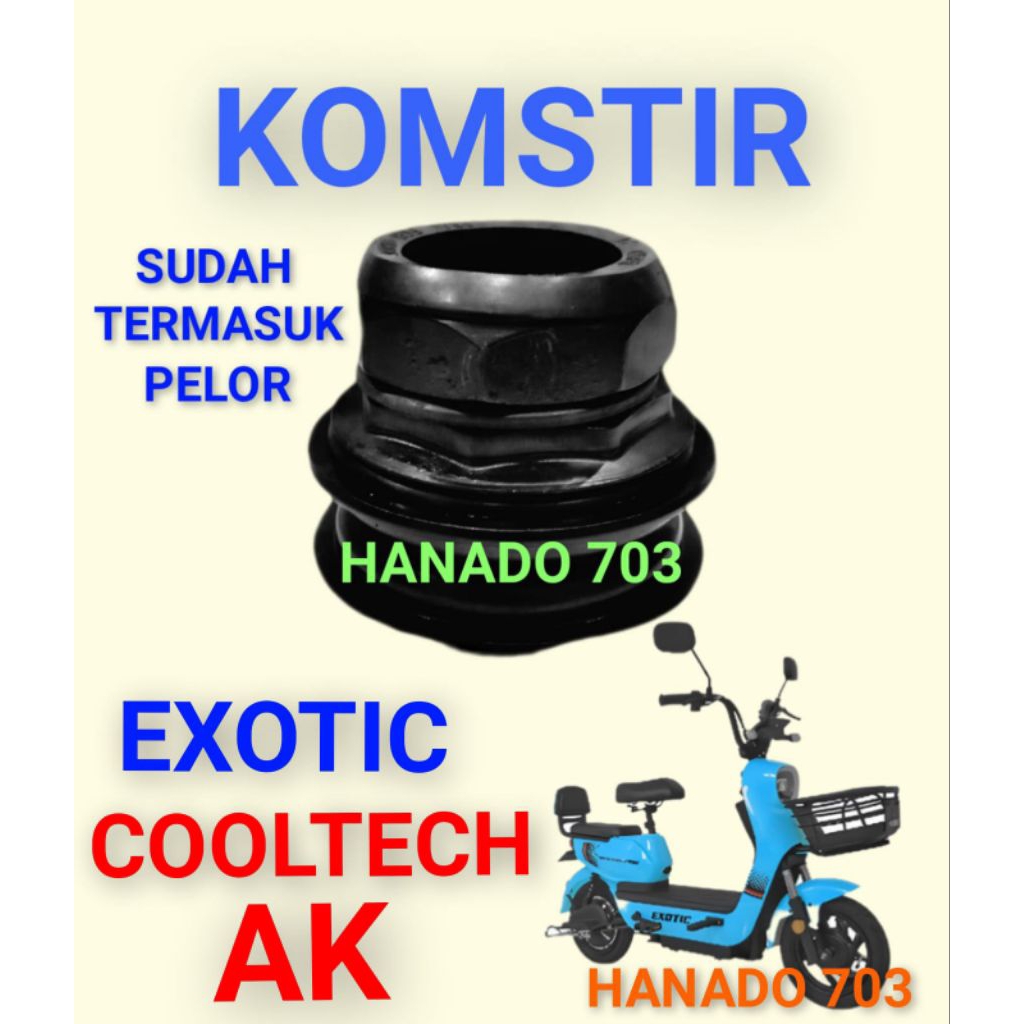 komstir sepeda listrik exotic cooltech ak kones headset komfork sepeda listrik exotic cooltech ak