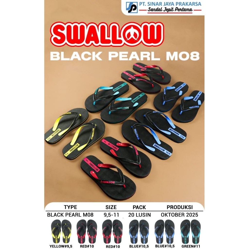 Sandal jepit swallow pria MO8/ sandal jepit swallow pria