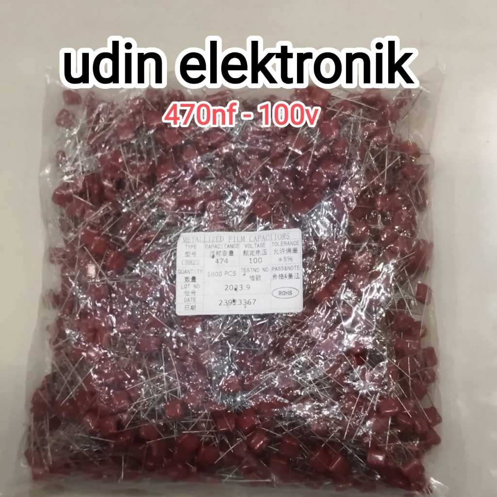 1.000PCS MILAR 474 100V MYLAR 474J 100V 470NF