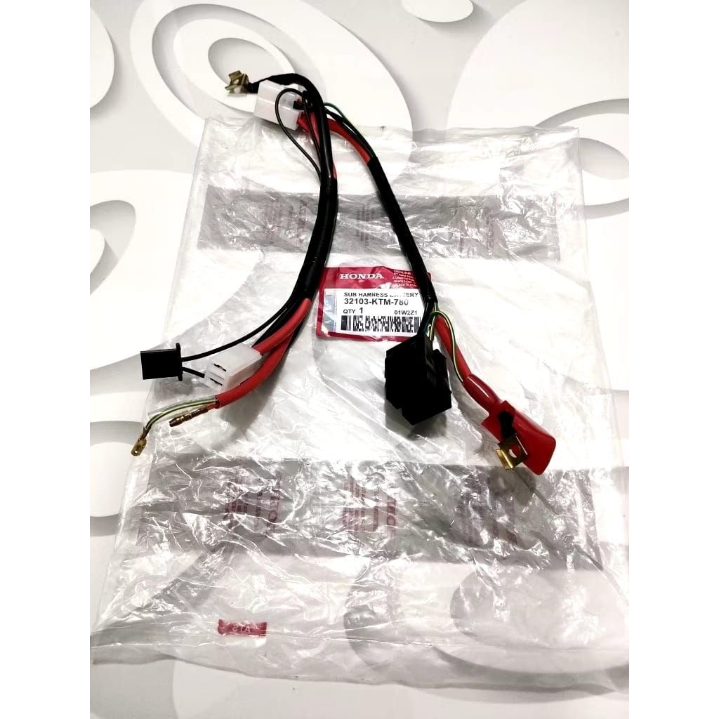 KABEL SOKET SOCKET AKI RUMAH SEKRING SEKERING SET  KTM  ASLI HONDA SUPRA X 125 BATMAN KARBU SUPRA X 