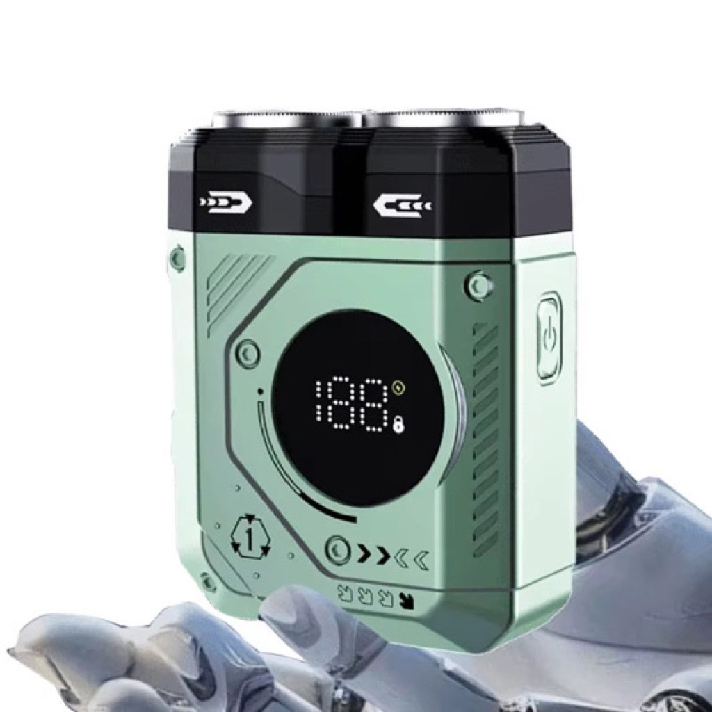 OPTIMUS Alat Cukur Jenggot Kumis Elektrik Waterproof Mini Shave Portable Nano Self Blade dari Jerman