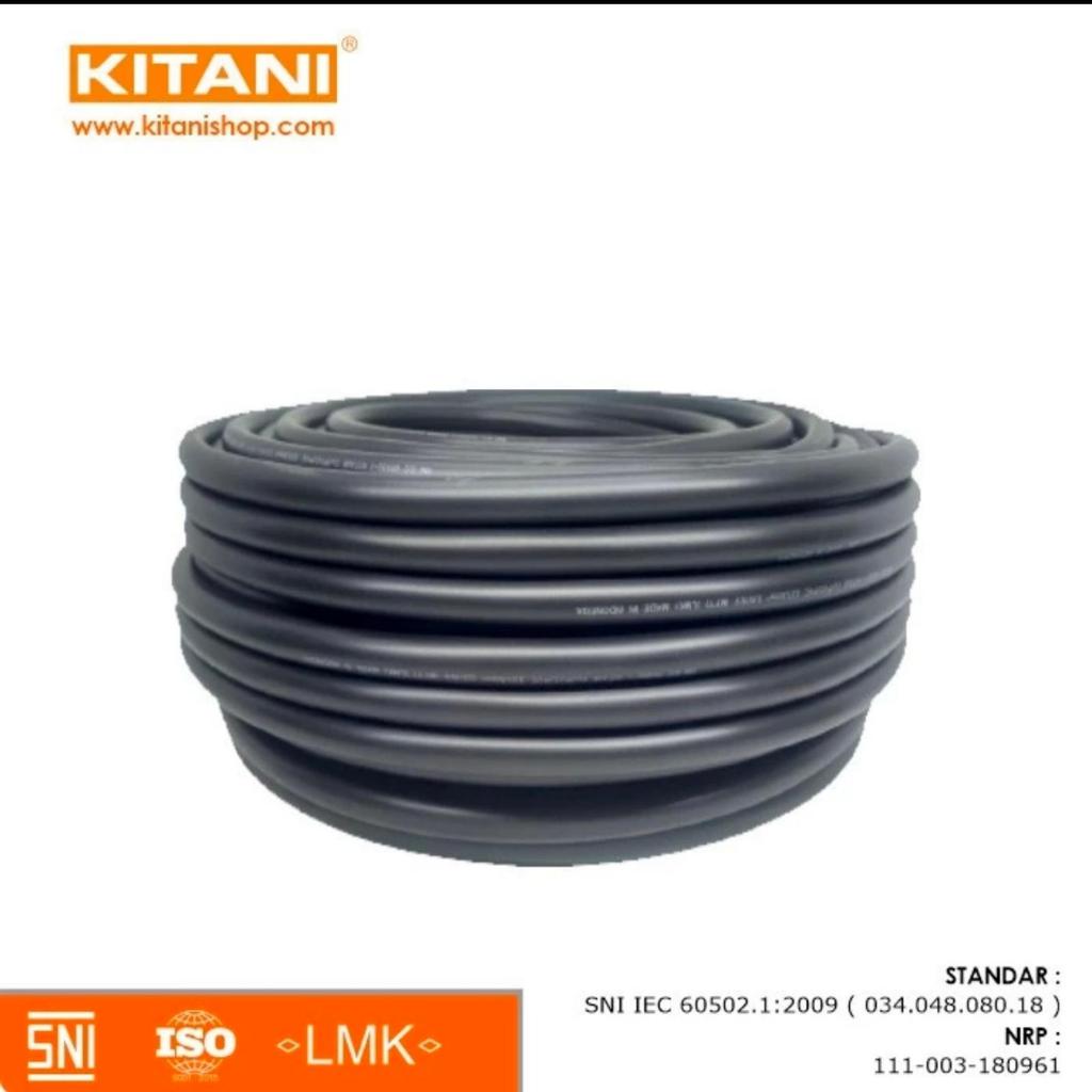 [Ecer] Kabel Listrik NYY KITANI 2X1.5 Hitam Meteran Kitani 2X1,5