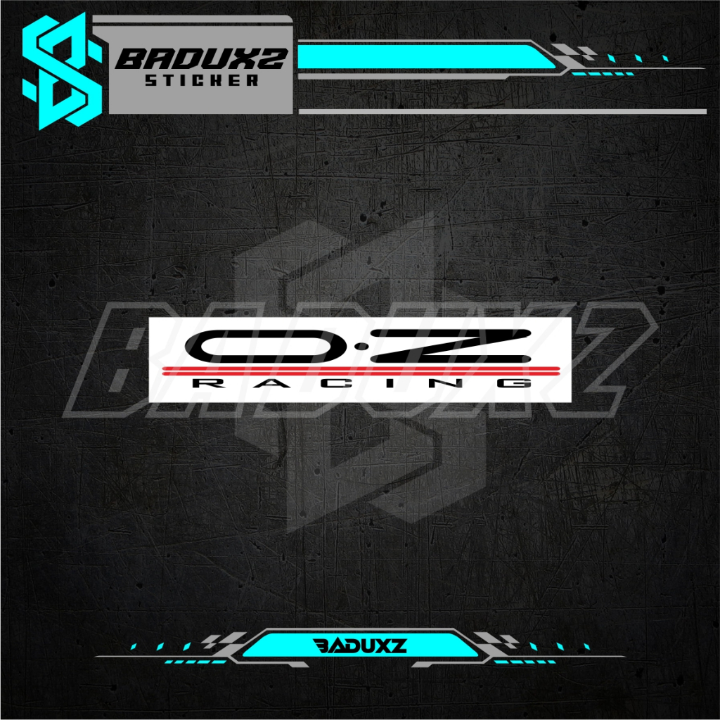STICKER OZ RACING PRINTING CUTTING STIKER OZ RACING