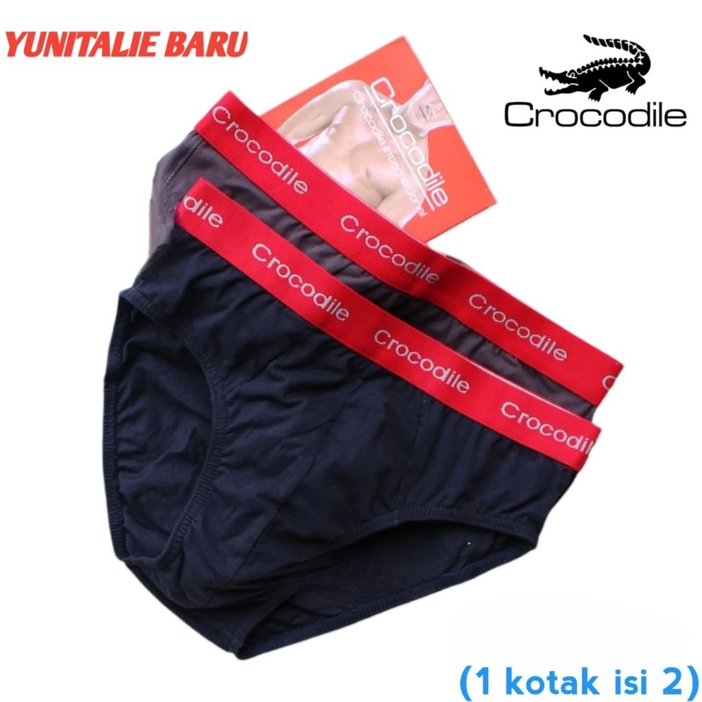 ( 2 PCS ) CELANA DALAM COWOK DEWASA CROCODILE//CD cowok merek crocodile