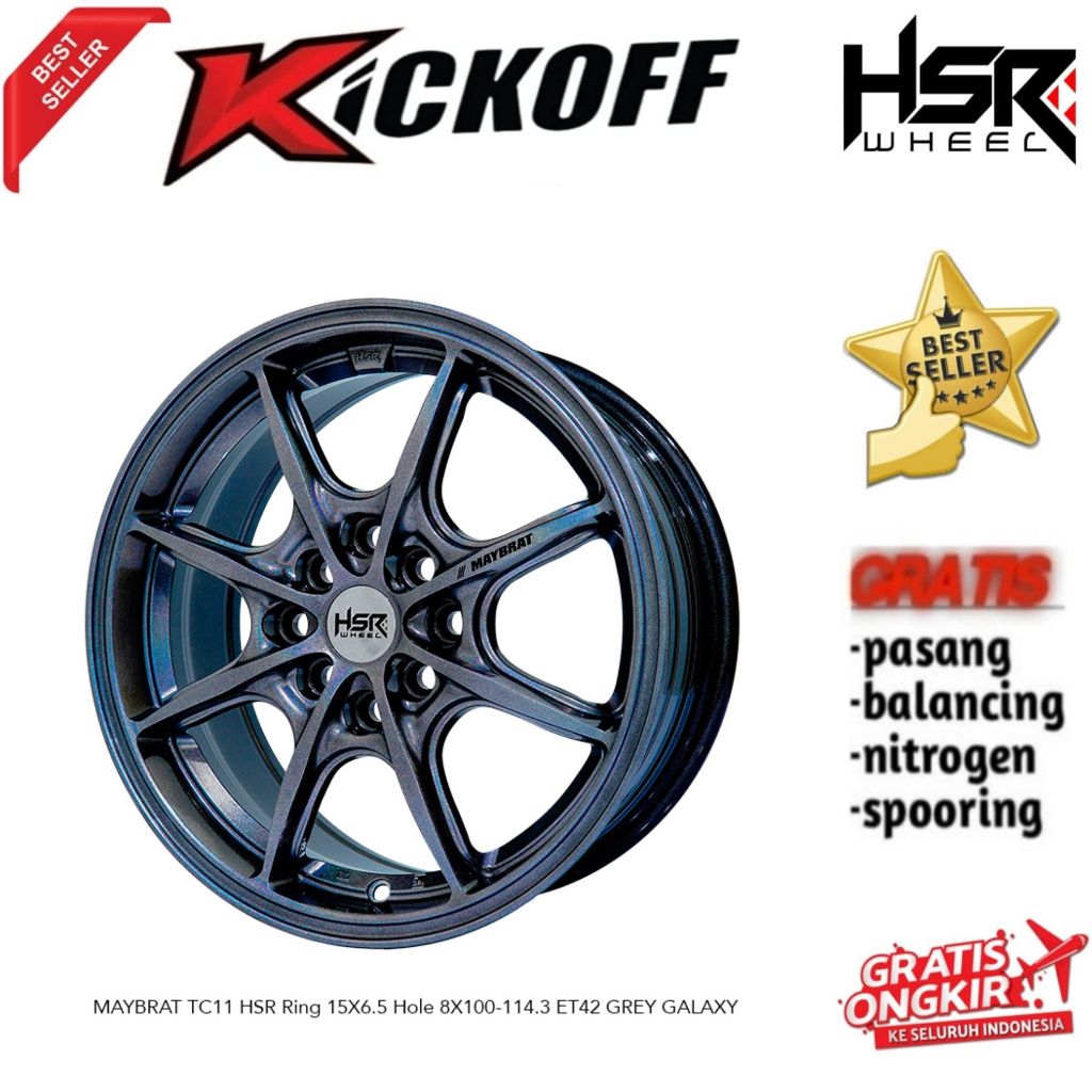 VELG DAN BAN HSR ARU R15 BISA BUAT AGYA IGNIS BRIO DLL