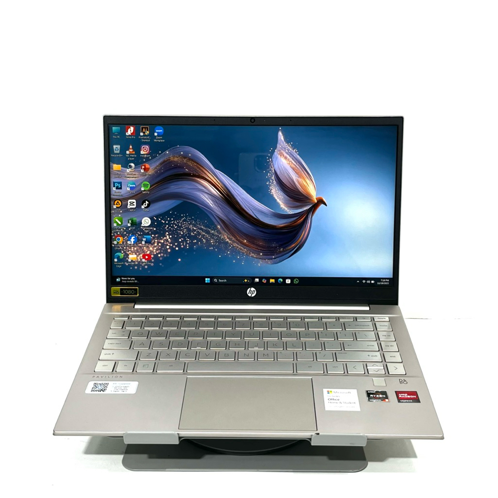 Laptop Second HP PAVILION 14-EC0014AU - AMD Ryzen 5-5500U (12CPUs) AMD Radeon Graphics 14-Inch IPS F