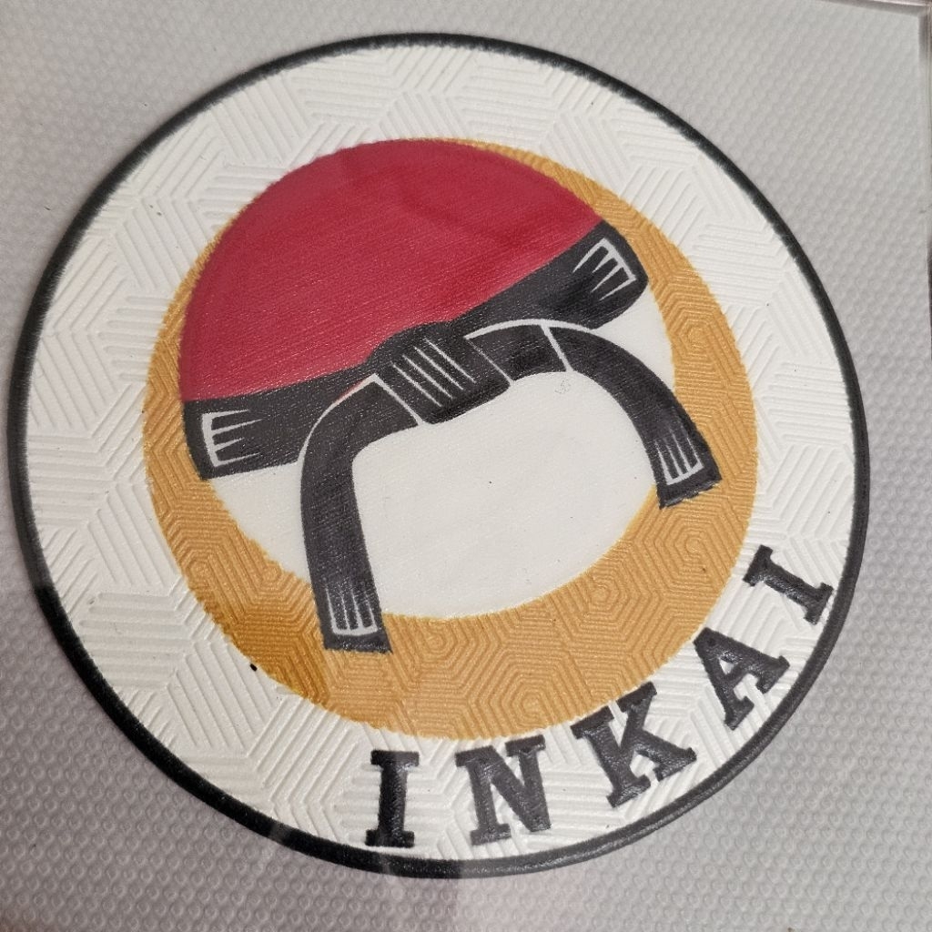 Rubber patch - logo karet INKAI - KARATE INKAI - LOGO INKAI (TIDAK UNTUK TEGI)