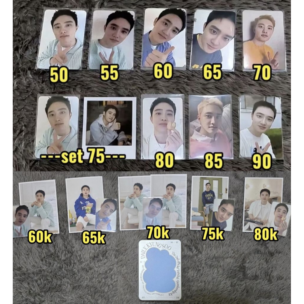 official Photocard Doh Kyungsoo D.O. EXO album BLISS dan POB pop up store zzirange charles picnic da