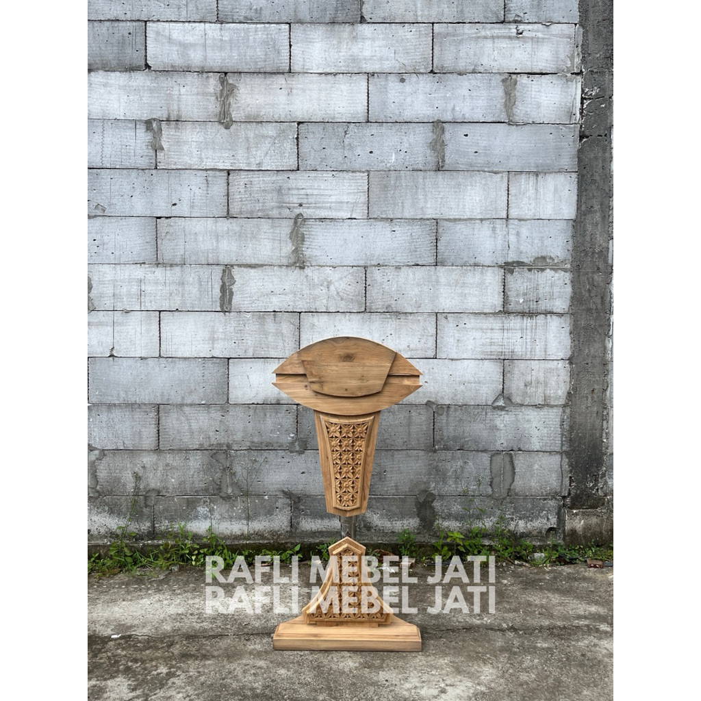 Mimbar Podium Presiden Podium Ukiran Jati