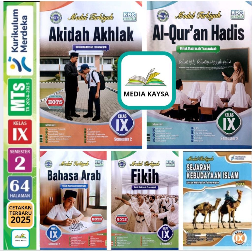 LKS Tarbiyah SMP/ MTs Kelas 9 Semester 1 & 2 Kurikulum Merdeka CV Arya Duta