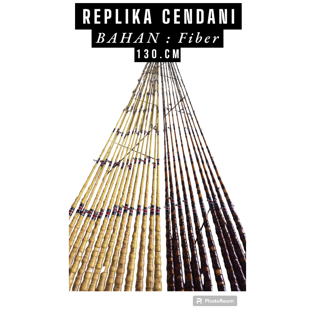 JORAN SIKBER REPLIKA BAMBU CENDANI BAHAN FIBER UKIR 130cm - 135cm