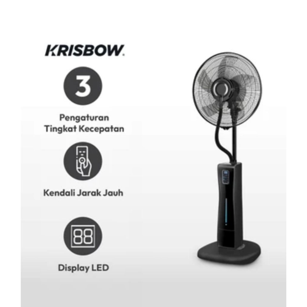 KRISBOW kipas angin kabut air uap misty fan 100% ORIGINAL KRISBOW