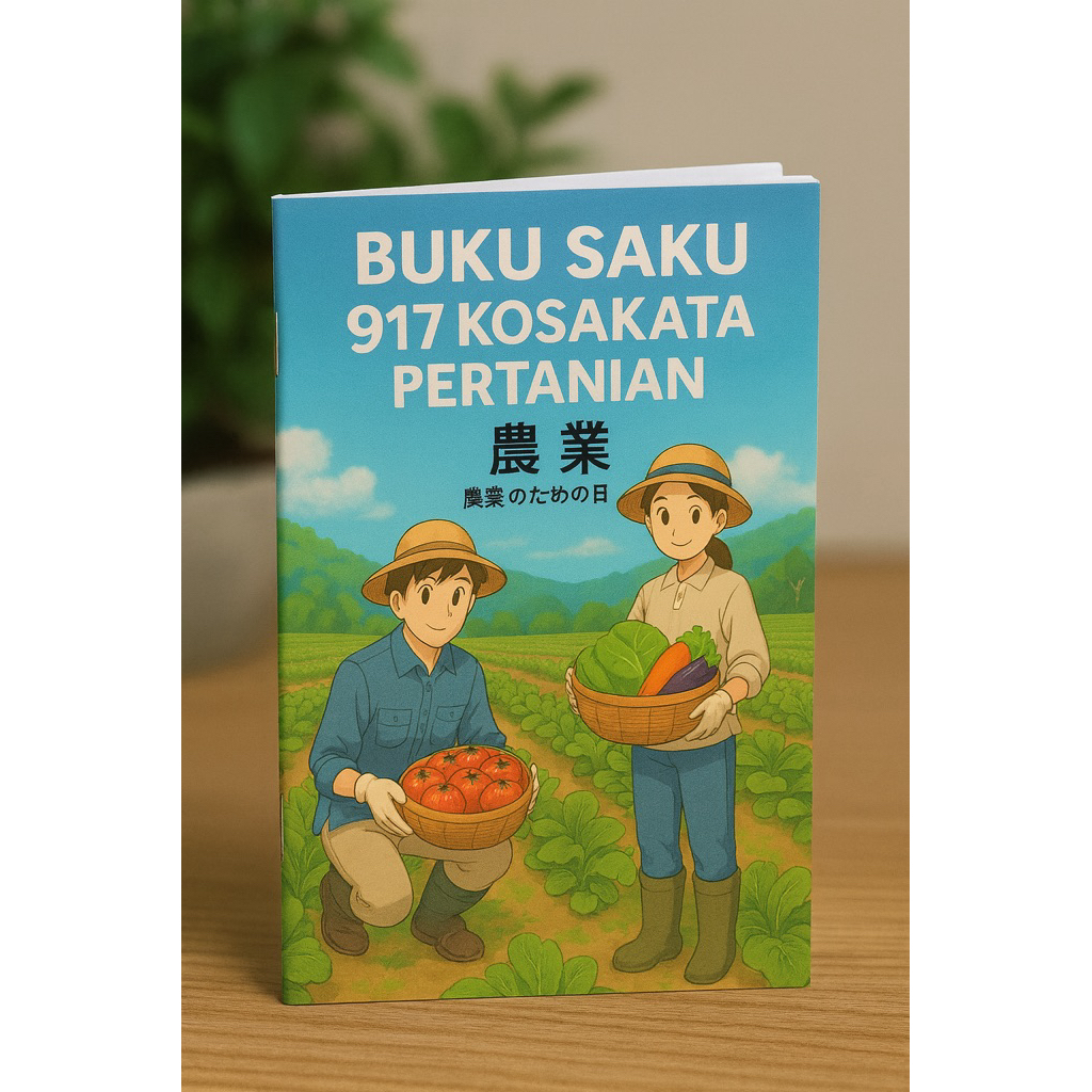 Buku Saku 917 Kosakata SSW Pertanian – Bahasa Jepang untuk Pekerja Agrikultur