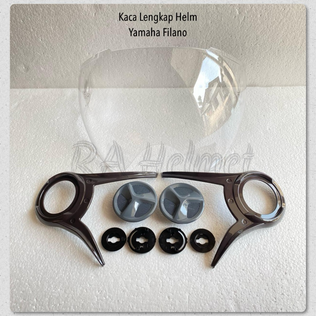 Paket Kaca Lengkap Helm Yamaha Grand Filano Original
