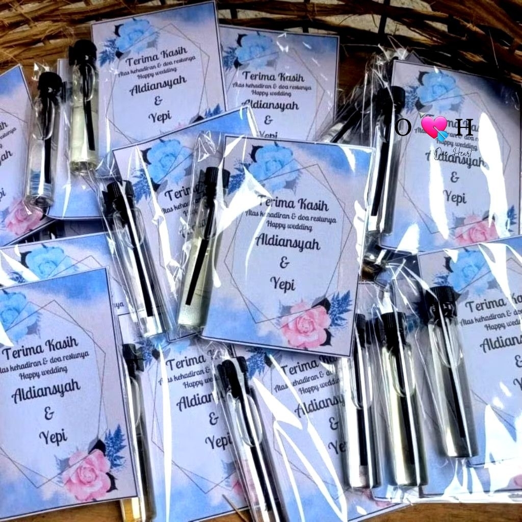 Cyailaa ( Isi 100 Pcs )Souvenir Parfum Wedding Pernikahan