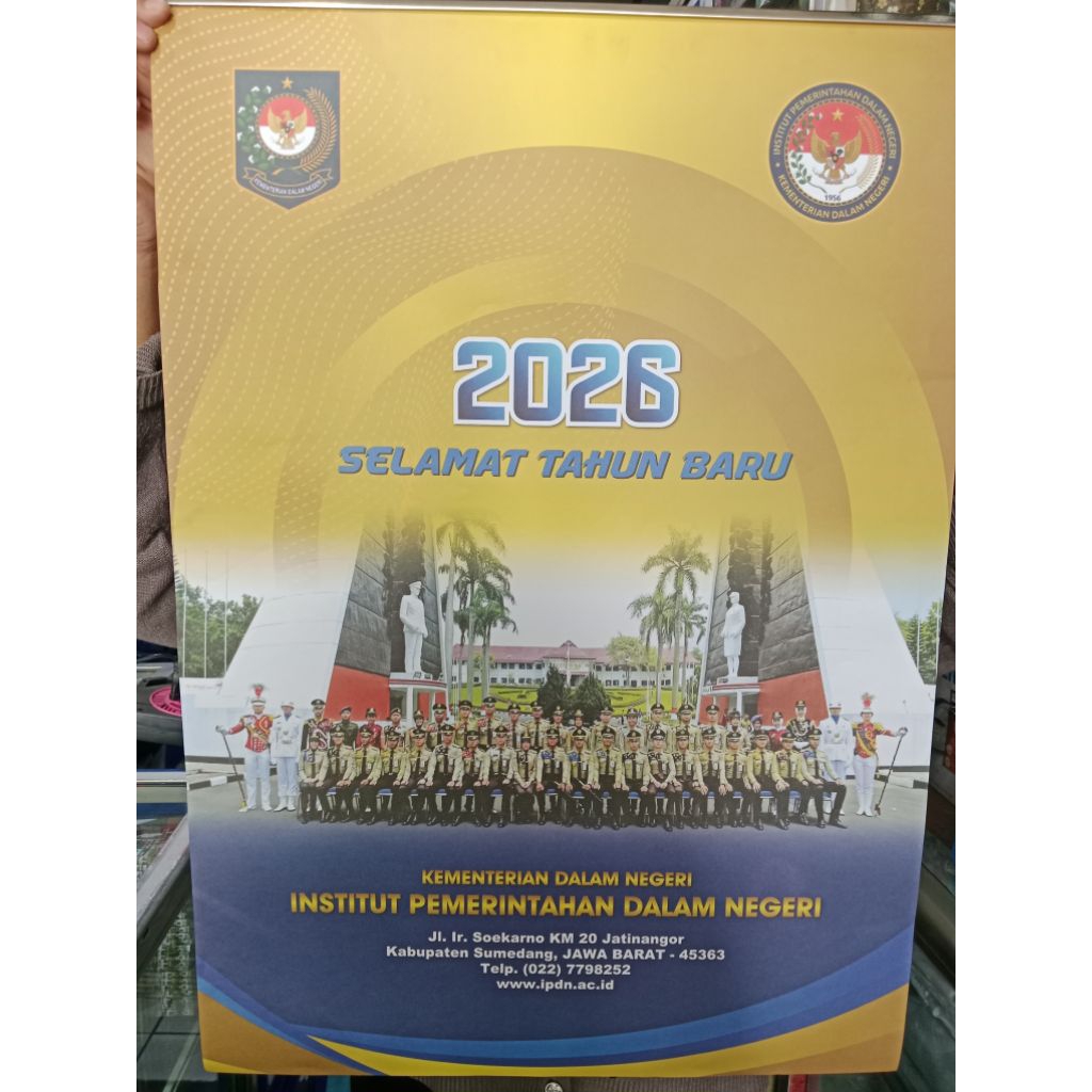 kalender gantung IPDN 2026 (kalender dinding)