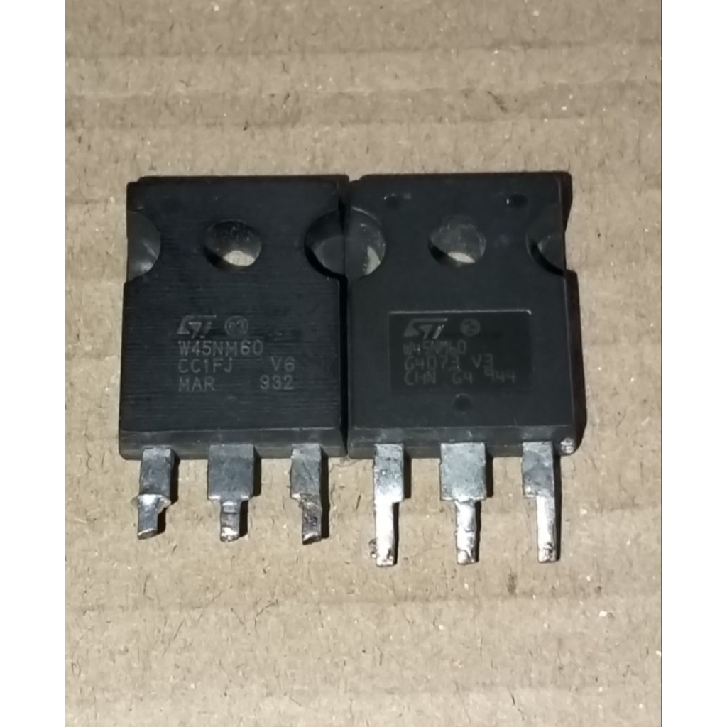 MOSFET W45NM60 ST45NM60 (45A 600V) BEKAS