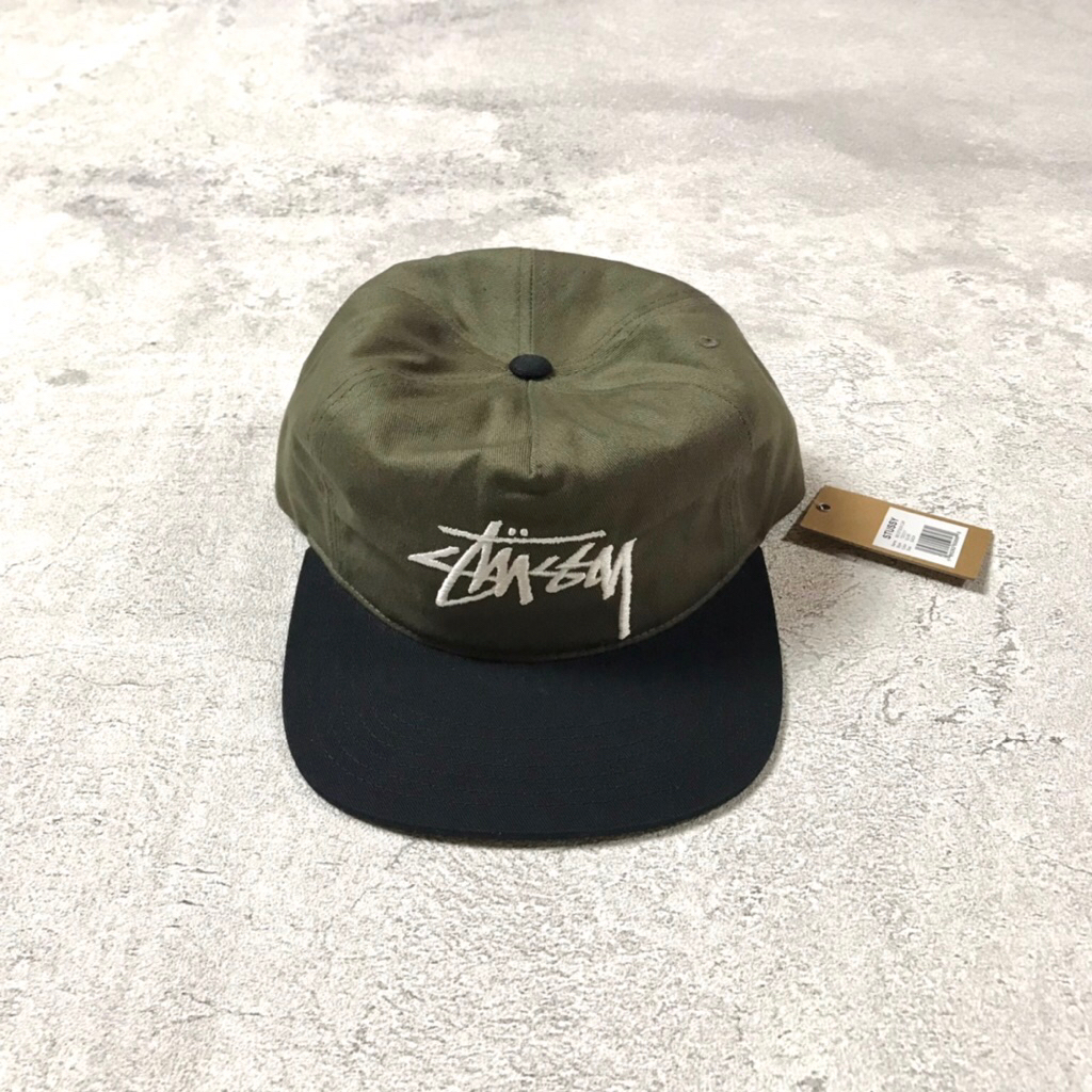 Stussy Big Stock Cap Olive Original