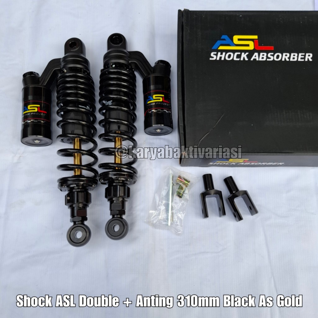 SHOCK DOUBLE ASL TABUNG ATAS 310MM, BEBEK YAMAHA, NMAX NEW, AEROX NEW