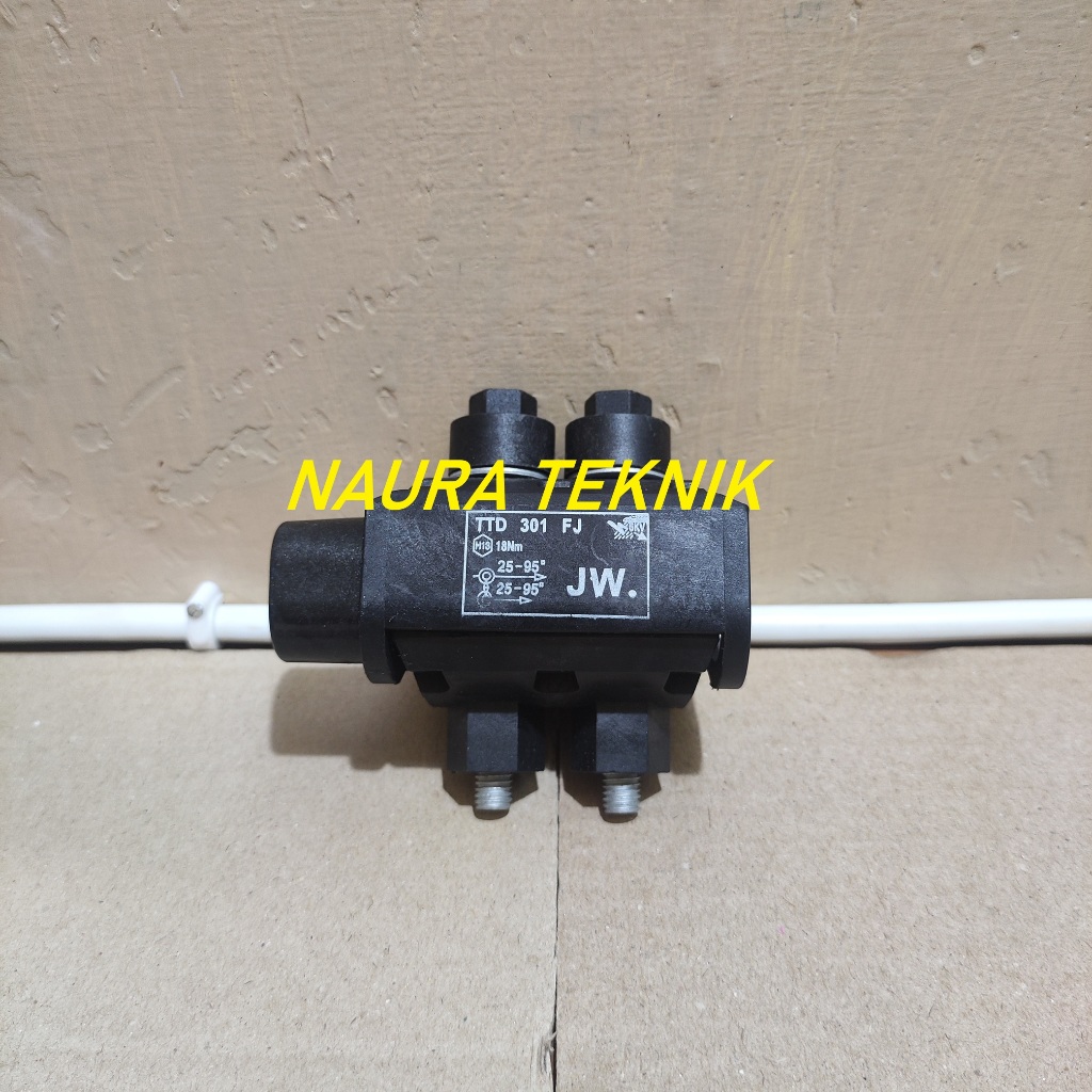 Tap Konektor 2 Baut Kabel Listrik PLN warna Hitam