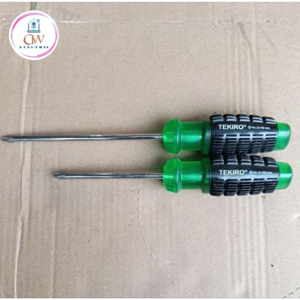 obeng kembang/obeng plus merk TEKIRO,harga/pcs