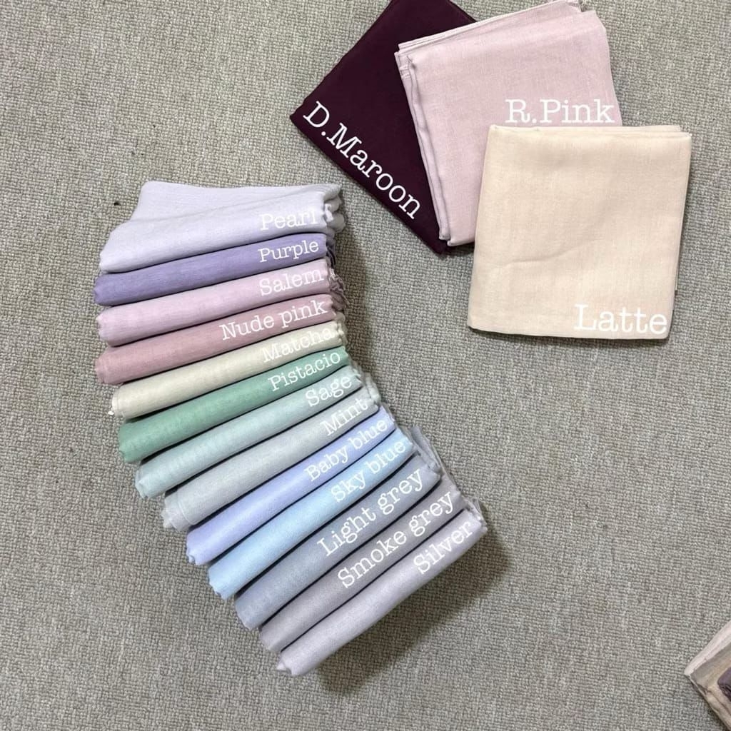 12 ~ 6 pcs GROSIRAN HIJAB PARIS JADUL ||Paris jadul VARISHA hijab Paris jadul ||Jilbab segi empat ||