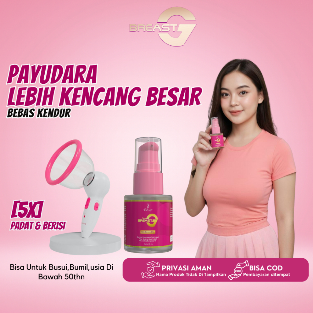 Paket Pengencang Payudara Alat Pembesar Payudara Vacum Elektrik Breast Pump - Serum Breast G Pencera