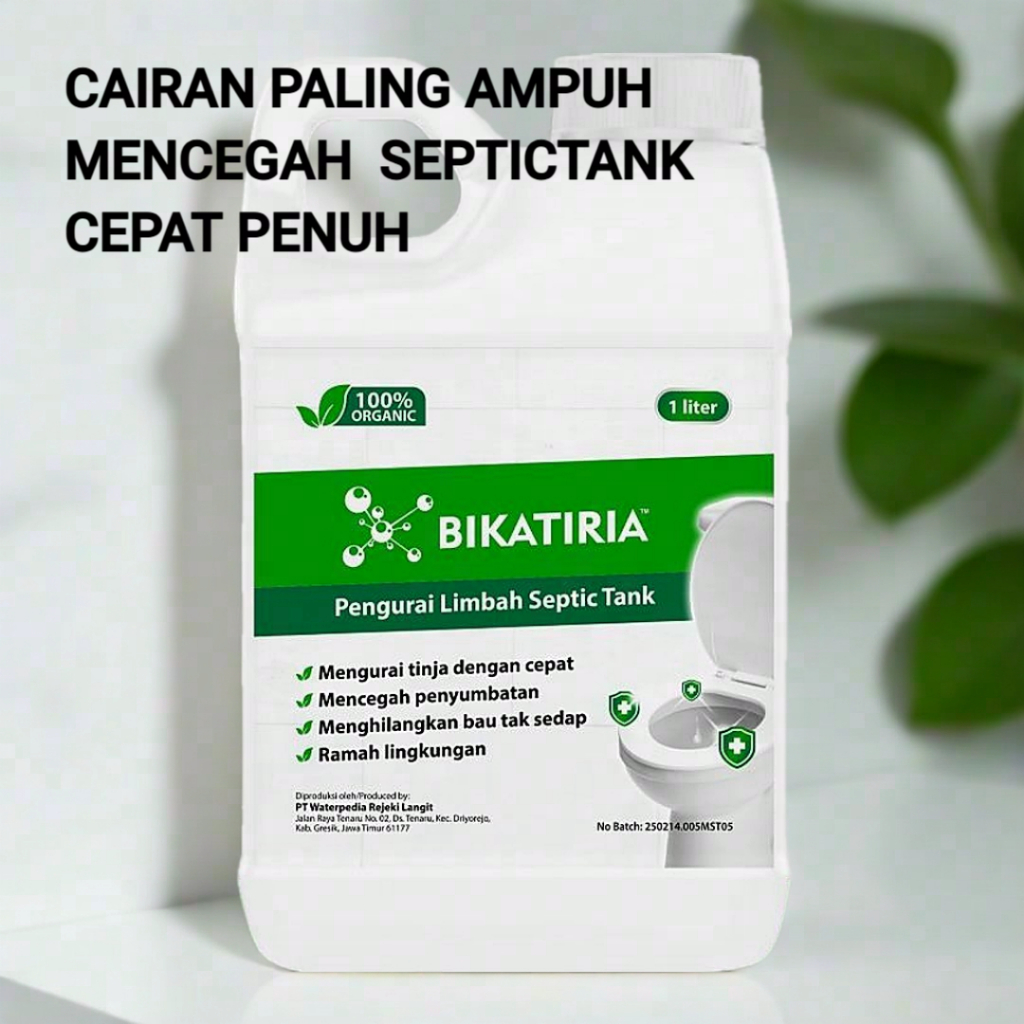 BIKATIRIA BAKTERI PENGURAI TINJA SEPTIC TANK BWST-05 Bakteri Pengurai Limbah Septic Tank